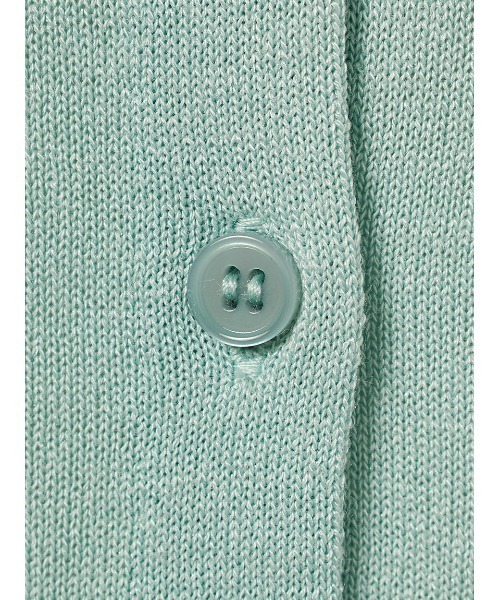 Mila Owen（ミラオーウェン）の「SET UPラメニットクルーネックカーディガン（カーディガン/ボレロ・レディース・イエロー/ライトブルー/グレー/ベージュ・1/0）」の14枚目の写真