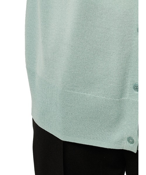 Mila Owen（ミラオーウェン）の「SET UPラメニットクルーネックカーディガン（カーディガン/ボレロ・レディース・イエロー/ライトブルー/グレー/ベージュ・1/0）」の15枚目の写真