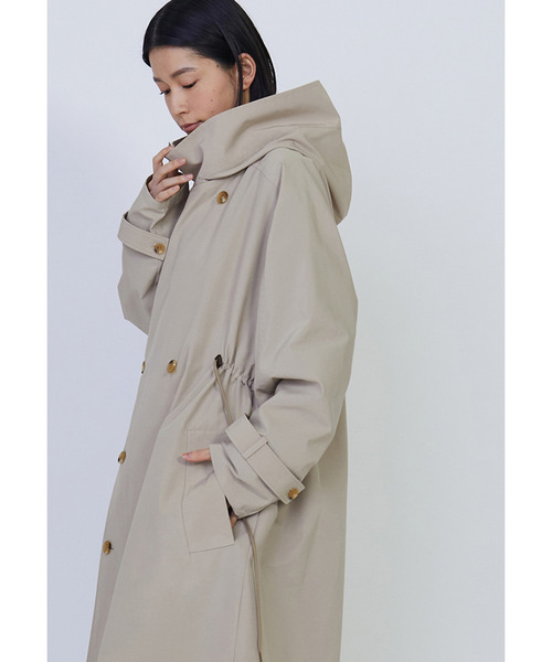 VACHEMENT（ヴァシュモン）の「＜VACHEMENT×1er Arrondissement＞シェルタフタトレンチコート（その他アウター・レディース・ブルー系その他3/ベージュ・36/38）」の5枚目の写真