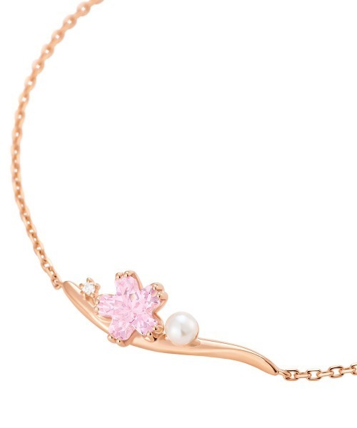 Canal4℃桜モチーフブレスレット2025SAKURAコレクション CANAL 4℃（カナルヨンドシー）の「【2025 SAKURA Collection