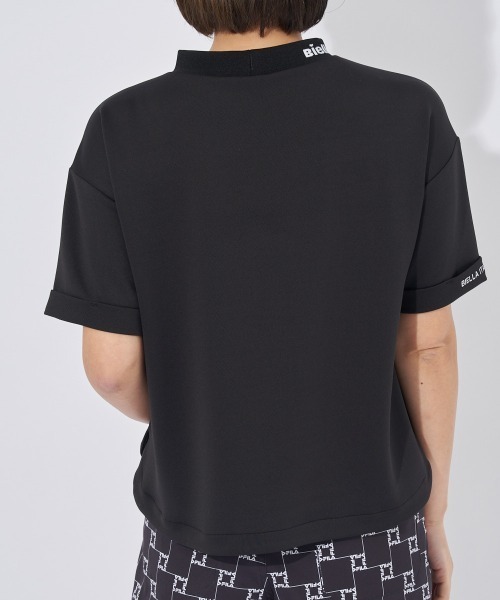FILA GOLF(フィラゴルフ )の「半袖モックネックシャツ(オーバーサイズシルエット)(シャツ/ブラウス・レディース・ブラック/ホワイト・MEDIUM/LARGE/X-LARGE)」の17枚目の写真
