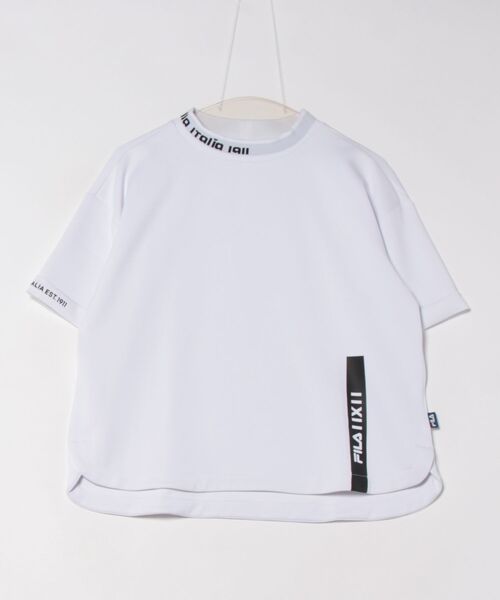 FILA GOLF(フィラゴルフ )の「半袖モックネックシャツ(オーバーサイズシルエット)(シャツ/ブラウス・レディース・ブラック/ホワイト・MEDIUM/LARGE/X-LARGE)」の21枚目の写真