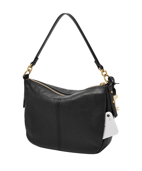 FOSSIL（フォッシル）の「フォッシル 斜めがけバッグ レディース レザー ブラック スマホ収納可 ZB7716001（ハンドバッグ・レディース・ブラック・FREE）」の4枚目の写真