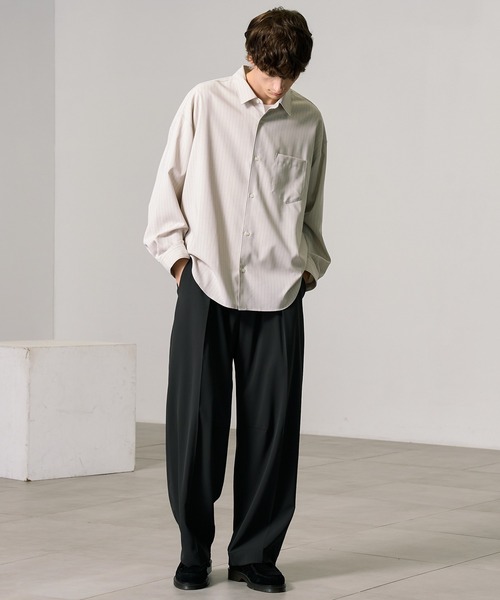 HOW】SUPPLY TOKYO OUR クロップド ウール スラックス セール