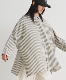 ビッグシルエットロングスリーブシャツ