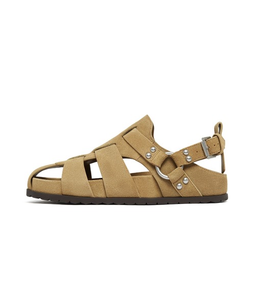 ASH(アッシュ)の「ASH/アッシュ【TRENDY】スタッズグルカサンダル フラット 3cmヒール(サンダル・レディース・ブラック/ブラウン・38/36/37/39/35)」の7枚目の写真