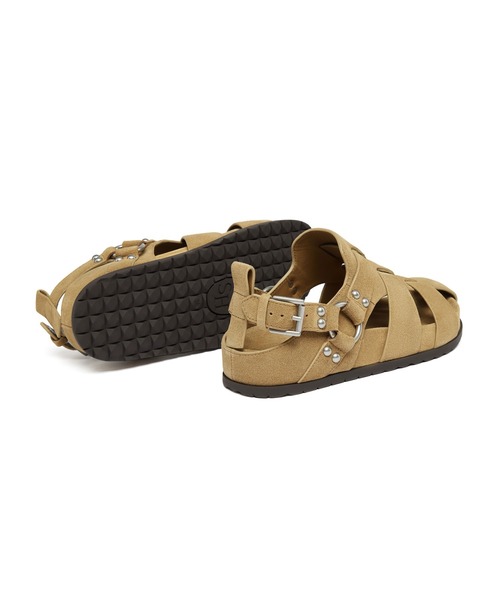 ASH(アッシュ)の「ASH/アッシュ【TRENDY】スタッズグルカサンダル フラット 3cmヒール(サンダル・レディース・ブラック/ブラウン・38/36/37/39/35)」の12枚目の写真