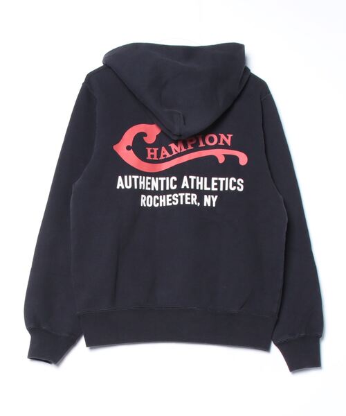 Champion(チャンピオン)の「【Champion/チャンピオン】直営限定コレクション メンズ フーデッドスウェットシャツ(パーカー・メンズ・ブラック/ダークネイビー/ベージュ・SMALL/MEDIUM/LARGE/X-LARGE)」の16枚目の写真