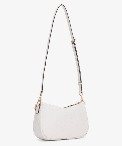 ♥MICHAEL KORS ショルダーバッグ　ホワイト セール】CARMELA ペブルレザー コンバーチブル クロスボディ