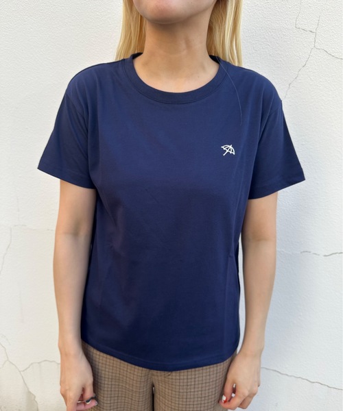 Arnie Arnold Palmer（アーニーアーノルドパーマー）の「Arnie Arnold Palmer / arnie 天竺ワンポイントTシャツ / 8051573（Tシャツ/カットソー・レディース・チャコールグレー/オートミール/ネイビー・LARGE/MEDIUM）」の5枚目の写真