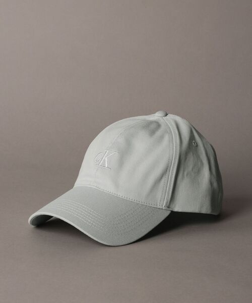 Calvin Klein(カルバン・クライン)の「エンブロイダリー モノグラム ベースボールキャップ(キャップ・メンズ・グレー系その他/ブルー/グリーン系その他/ブラック/ベージュ/ブラック系その他・FREE)」の3枚目の写真