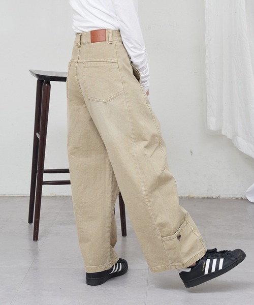 RAY CASSIN（レイカズン）の「バルーンルーズデニム（デニムパンツ・レディース・ブルー/スカイブルー/ベージュ・S/M）」の11枚目の写真