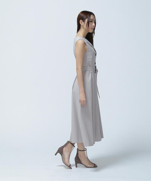 NATURAL BEAUTY BASIC(ナチュラルビューティーベーシック)の「◇ベルテッドトレンチジャンスカ(ジャンパースカート・レディース・ネイビー/ベージュ・MEDIUM/SMALL/P/S)」の11枚目の写真