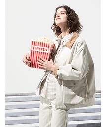 Lugnoncure | 襟配色ハンティングジャケット《2025spring catalog item》(ノーカラージャケット)