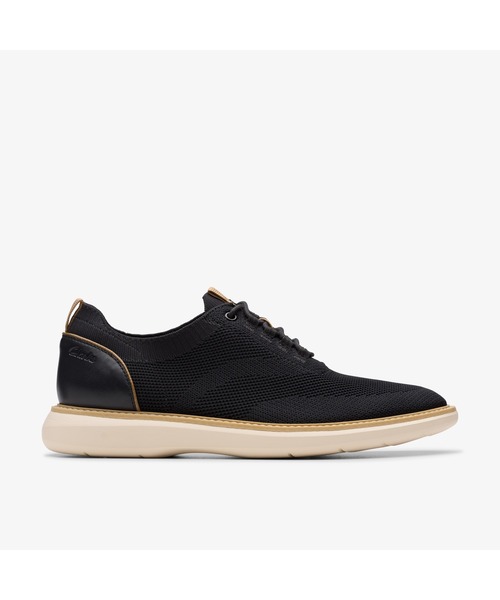 Clarks(クラークス)の「Brantin Knit / ブランティンニット(ブラックニット)(スニーカー・メンズ・ブラック・UK10/UK7/UK8/UK9/UK6/UK6.5/UK7.5/UK8.5/UK9.5)」の1枚目の写真