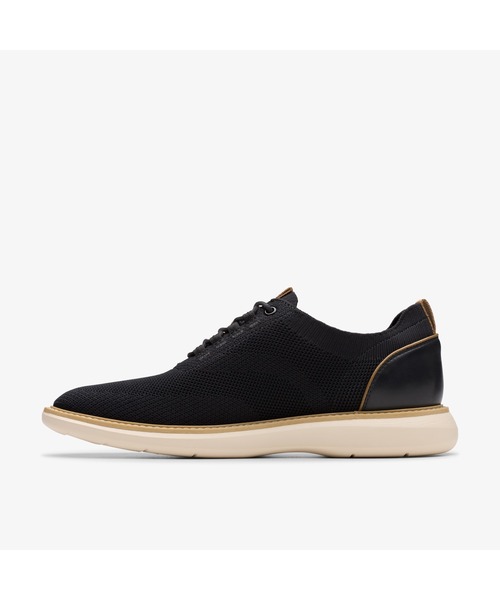 Clarks(クラークス)の「Brantin Knit / ブランティンニット(ブラックニット)(スニーカー・メンズ・ブラック・UK10/UK7/UK8/UK9/UK6/UK6.5/UK7.5/UK8.5/UK9.5)」の4枚目の写真