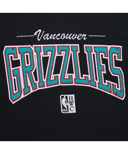 Mitchell&Ness(ミッチェル&ネス)の「Mitchell & Ness NBA THERE AND BACK 2.0 CREW FLEECE VINTAGE LOGO(ミッチェル&ネス NBA THERE AND BACK 2.0 クルー フリース ヴィンテージロゴ)(スウェット・メンズ・ブラック系/ブルー系1/ブルー系2/パープル系/レッド系・LARGE/MEDIUM/X-LARGE)」の7枚目の写真