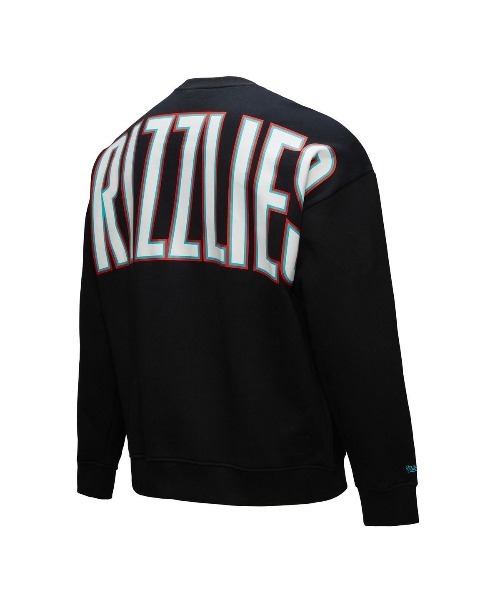 Mitchell&Ness(ミッチェル&ネス)の「Mitchell & Ness NBA THERE AND BACK 2.0 CREW FLEECE VINTAGE LOGO(ミッチェル&ネス NBA THERE AND BACK 2.0 クルー フリース ヴィンテージロゴ)(スウェット・メンズ・ブラック系/ブルー系1/ブルー系2/パープル系/レッド系・LARGE/MEDIUM/X-LARGE)」の12枚目の写真