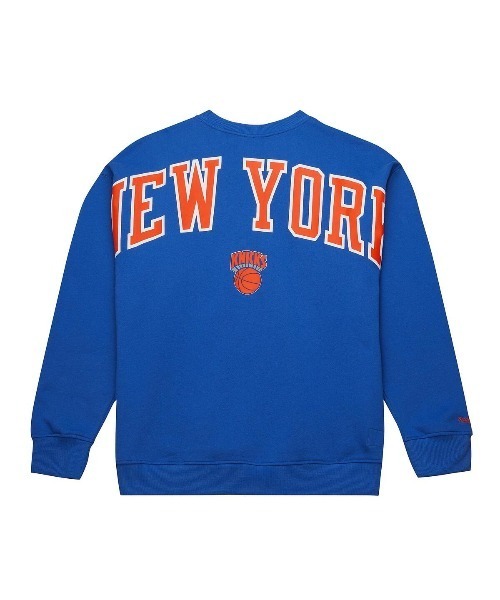 Mitchell&Ness(ミッチェル&ネス)の「Mitchell & Ness NBA THERE AND BACK 2.0 CREW FLEECE VINTAGE LOGO(ミッチェル&ネス NBA THERE AND BACK 2.0 クルー フリース ヴィンテージロゴ)(スウェット・メンズ・ブラック系/ブルー系1/ブルー系2/パープル系/レッド系・LARGE/MEDIUM/X-LARGE)」の14枚目の写真