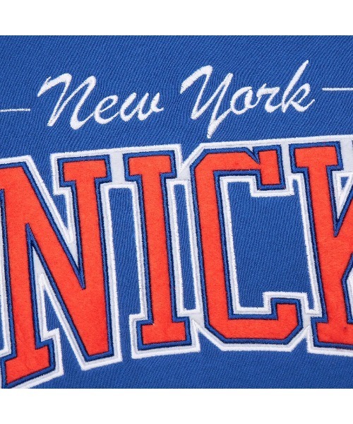Mitchell&Ness(ミッチェル&ネス)の「Mitchell & Ness NBA THERE AND BACK 2.0 CREW FLEECE VINTAGE LOGO(ミッチェル&ネス NBA THERE AND BACK 2.0 クルー フリース ヴィンテージロゴ)(スウェット・メンズ・ブラック系/ブルー系1/ブルー系2/パープル系/レッド系・LARGE/MEDIUM/X-LARGE)」の16枚目の写真