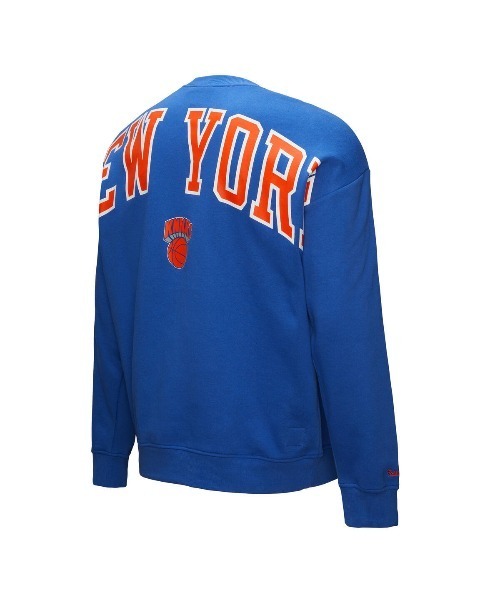 Mitchell&Ness(ミッチェル&ネス)の「Mitchell & Ness NBA THERE AND BACK 2.0 CREW FLEECE VINTAGE LOGO(ミッチェル&ネス NBA THERE AND BACK 2.0 クルー フリース ヴィンテージロゴ)(スウェット・メンズ・ブラック系/ブルー系1/ブルー系2/パープル系/レッド系・LARGE/MEDIUM/X-LARGE)」の19枚目の写真