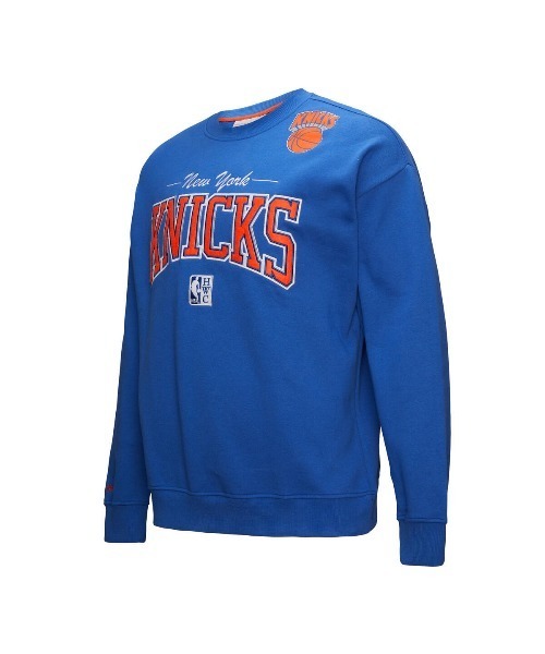 Mitchell&Ness(ミッチェル&ネス)の「Mitchell & Ness NBA THERE AND BACK 2.0 CREW FLEECE VINTAGE LOGO(ミッチェル&ネス NBA THERE AND BACK 2.0 クルー フリース ヴィンテージロゴ)(スウェット・メンズ・ブラック系/ブルー系1/ブルー系2/パープル系/レッド系・LARGE/MEDIUM/X-LARGE)」の20枚目の写真