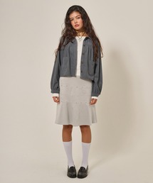 TINA：JOJUN | フェイクスエード ミディ丈スカート TINA：JOJUN(スカート)