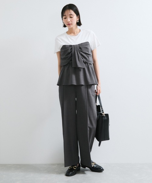 リボン　ページ 新色追加】【美easy】ねじりリボンTシャツドッキングプル