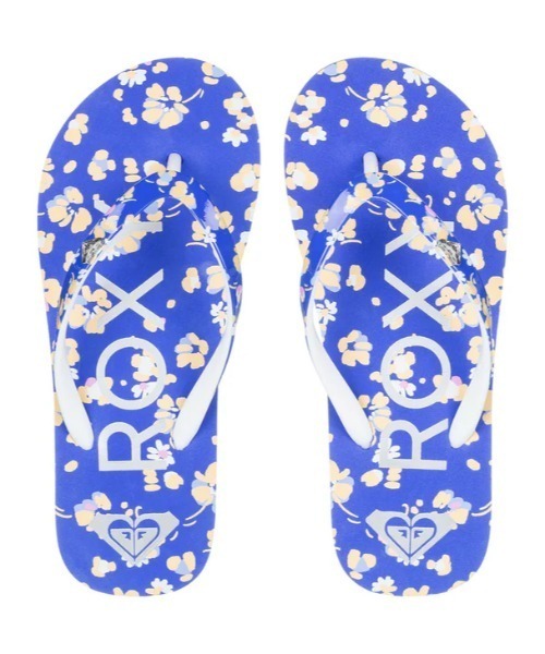 ROXY（ロキシー）の「RG PEBBLES VII /ロキシーキッズ総柄ビーチサンダル（サンダル・キッズ・ブルー/グリーン/ピンク・17cm/18cm/19cm/20cm/21cm/22cm）」の11枚目の写真