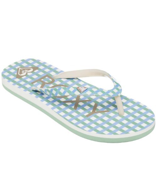 ROXY（ロキシー）の「RG PEBBLES VII /ロキシーキッズ総柄ビーチサンダル（サンダル・キッズ・ブルー/グリーン/ピンク・17cm/18cm/19cm/20cm/21cm/22cm）」の15枚目の写真