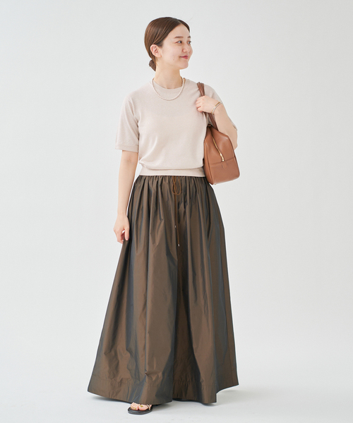 IENAイエナ【美品】LEVITAプルオーバー シアーニット LEVITA コットンプルオーバー（ニット／セーター）｜IENA