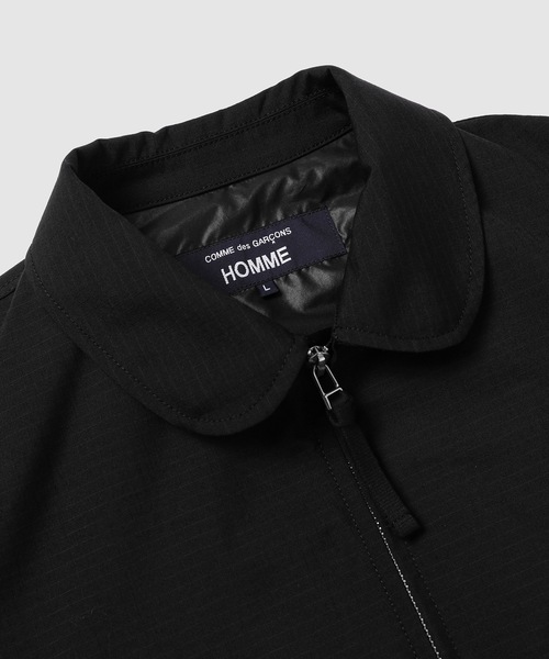 COMME des GARCONS HOMME(コム デ ギャルソン・オム)の「エステルウールリップストップ ミリタリージャケット(ミリタリージャケット・メンズ・ブラック・XS/S/M/L)」の3枚目の写真
