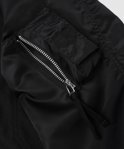 COMME des GARCONS HOMME(コム デ ギャルソン・オム)の「エステルウールリップストップ ミリタリージャケット(ミリタリージャケット・メンズ・ブラック・XS/S/M/L)」の5枚目の写真