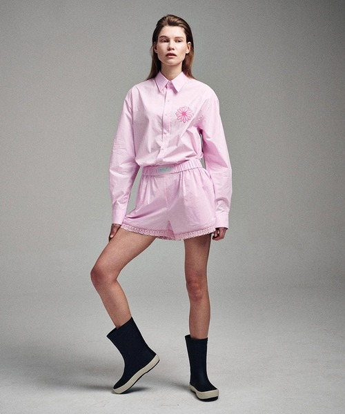 Mardi Mercredi(マルディメクルディ)の「COTTON SHIRT POPLIN / コットン シャツ ポプリン(シャツ/ブラウス・レディース・ピンク・FREE)」の4枚目の写真
