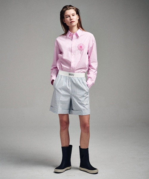 Mardi Mercredi(マルディメクルディ)の「COTTON SHIRT POPLIN / コットン シャツ ポプリン(シャツ/ブラウス・レディース・ピンク・FREE)」の7枚目の写真