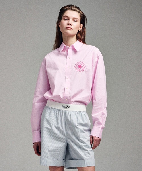Mardi Mercredi(マルディメクルディ)の「COTTON SHIRT POPLIN / コットン シャツ ポプリン(シャツ/ブラウス・レディース・ピンク・FREE)」の8枚目の写真