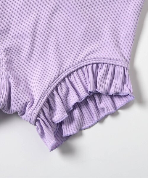 BREEZE(ブリーズ)の「【UVカット/ジュニア対応】肩フリルセパレート水着(水着・キッズ・パープル/イエロー・80/90/100/110/120/130/140)」の19枚目の写真