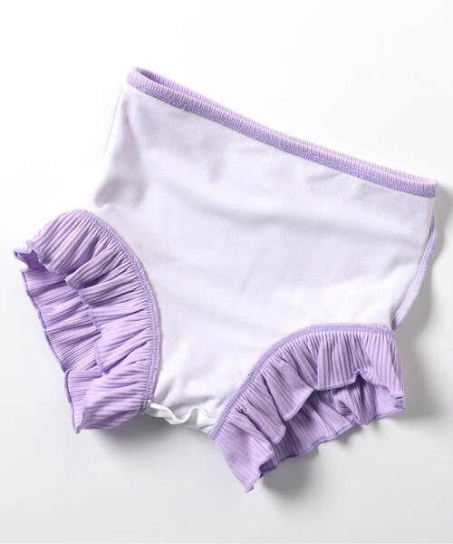 BREEZE(ブリーズ)の「【UVカット/ジュニア対応】肩フリルセパレート水着(水着・キッズ・パープル/イエロー・80/90/100/110/120/130/140)」の20枚目の写真