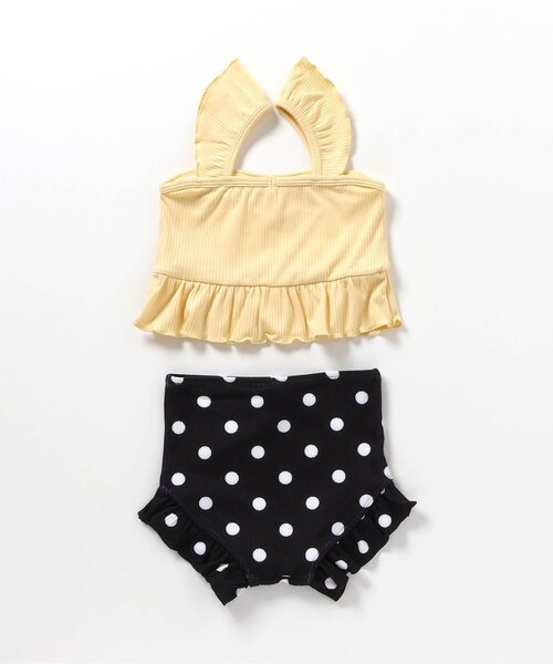 BREEZE(ブリーズ)の「【UVカット/ジュニア対応】肩フリルセパレート水着(水着・キッズ・パープル/イエロー・80/90/100/110/120/130/140)」の12枚目の写真