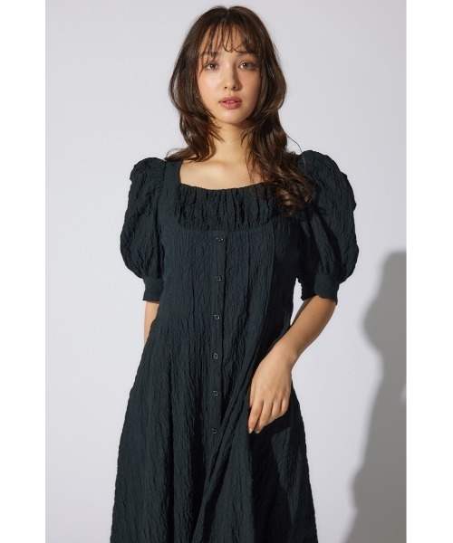 rienda バストフレアワンピース 半袖 夏服 M バストフレアワンピース 半袖 夏服（ワンピース）｜rienda
