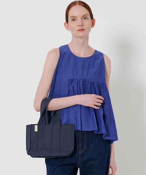 【Bagji】WEAVE MEDIUM TOTE/トートバッグ ネイビー Bagji】WEAVE MEDIUM TOTE/トートバッグ ネイビー