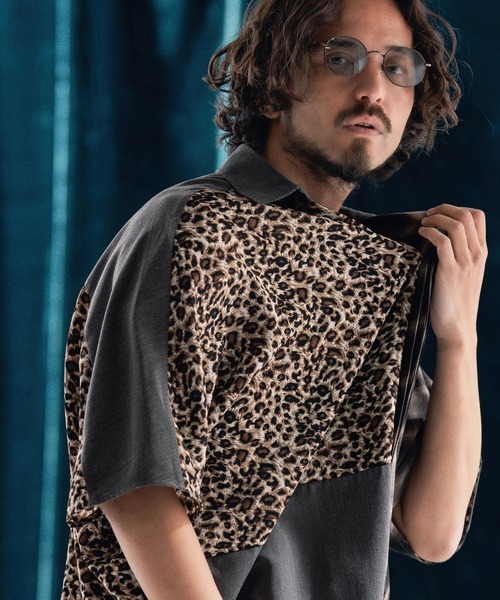 ANGENEHM（アンゲネーム）の「mhs2322-Switching design poncho shirt ポンチョシャツ（シャツ/ブラウス・メンズ・マルチ・S/M/L）」の16枚目の写真