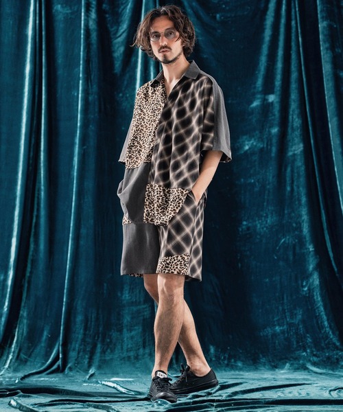 ANGENEHM（アンゲネーム）の「mhs2322-Switching design poncho shirt ポンチョシャツ（シャツ/ブラウス・メンズ・マルチ・S/M/L）」の13枚目の写真