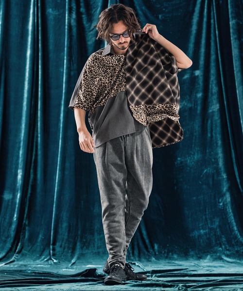ANGENEHM（アンゲネーム）の「mhs2322-Switching design poncho shirt ポンチョシャツ（シャツ/ブラウス・メンズ・マルチ・S/M/L）」の11枚目の写真