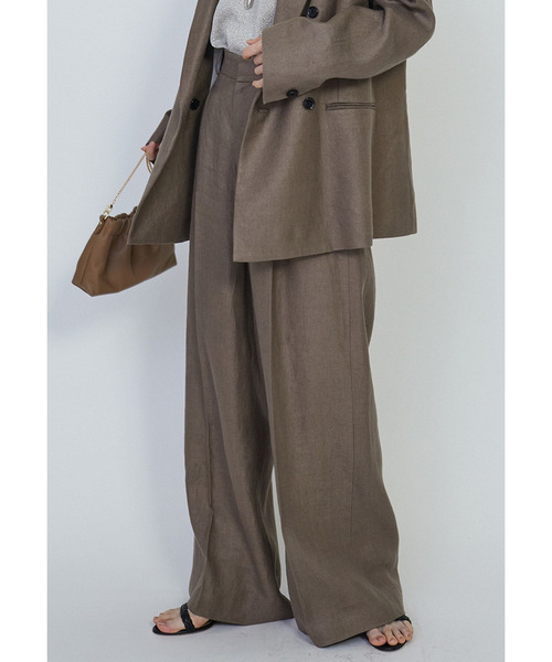 リネンスラックスOriginalVintageStyle Italy PT01 90s イタリア製 Nostrike ワンタック スラックス レーヨン