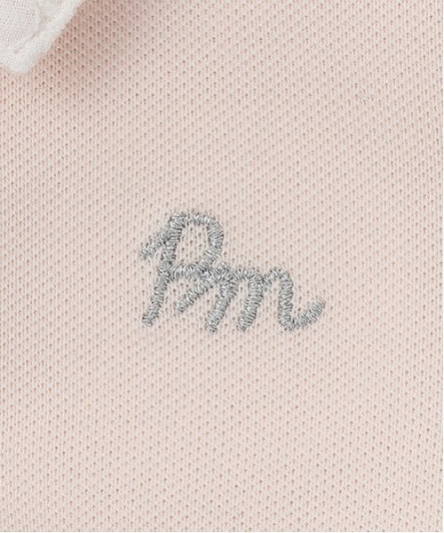 petit main（プティマイン）の「【リンク】ペプラムポロシャツ(キッズ)（ポロシャツ・キッズ・ライトピンク/ネイビー/オフホワイト・100cm/110cm/90cm/80ｃｍ/130cm/120cm）」の12枚目の写真