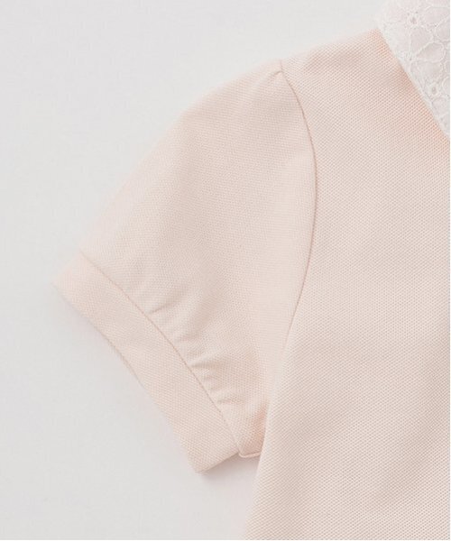 petit main（プティマイン）の「【リンク】ペプラムポロシャツ(キッズ)（ポロシャツ・キッズ・ライトピンク/ネイビー/オフホワイト・100cm/110cm/90cm/80ｃｍ/130cm/120cm）」の14枚目の写真