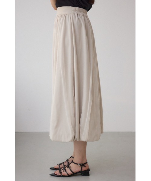 AZUL by moussy(アズールバイマウジー)の「チュールレイヤードバルーンスカート(スカート・レディース・アイボリー/ブラック/ブラック系その他・FREE)」の14枚目の写真