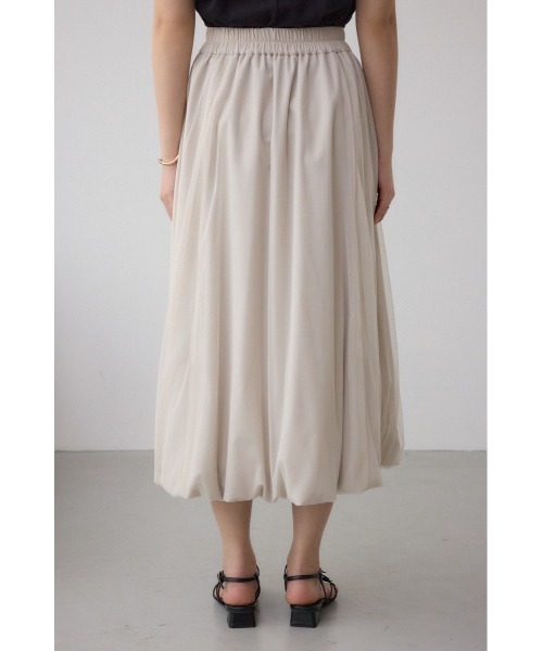 AZUL by moussy(アズールバイマウジー)の「チュールレイヤードバルーンスカート(スカート・レディース・アイボリー/ブラック/ブラック系その他・FREE)」の13枚目の写真