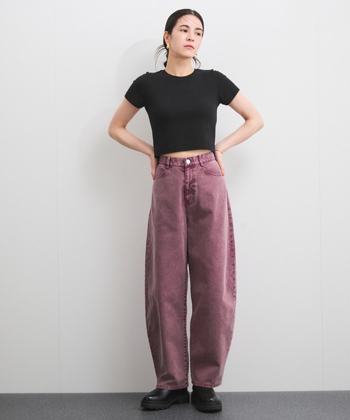 ご*ち様 cvtvlist ユージュアル　パンツ　硫化染め ご*ち様 cvtvlist ユージュアル パンツ 硫化染め shopbring_2124g090007